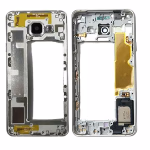 Middle housing Samsung A310 A3 2016 grey (black) with buzzer and sides buttons original (used Grade B)