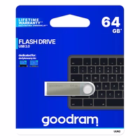 Goodram UUN2 USB 2.0 USB atmintukas 64 GB USB A tipo Sidabras
