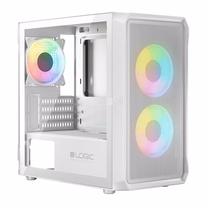 Logic PORTOS ARGB MINI USB 3.0 kompiuterio korpusas, baltas