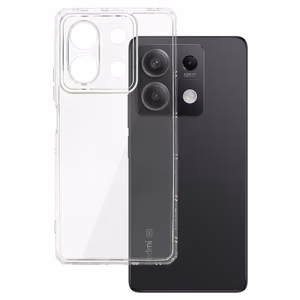 Šarvuotas smūgiams atsparus dėklas telefonui Xiaomi Redmi Note 13 5G skaidrus