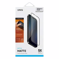 Uniq Optix matinio grūdinto stiklo apsauga su aplikatoriumi iPhone 16 Plus