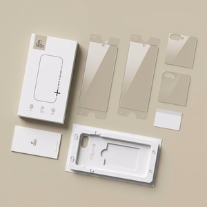 „Tech-Protect“ apsaugų rinkinys, skirtas „Samsung Galaxy Z Flip 7 / 8“: „Glass Fit+“ grūdintas stiklas, 2 vnt., ir „Hydro Flex+“ hidrogelio plėvelė, 2 vnt.