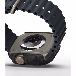 Ringke Slim 2 rinkinys Dėklas Apple Watch Ultra 1/2 (49mm) - skaidrus ir matinė juoda