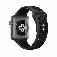 Crong Duo sporto - Apple Watch Band 38/40/41/42 mm (pilkas/juodas)