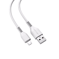 JELLICO laidas KDS-32 Micro USB 3.1A 2M Baltas
