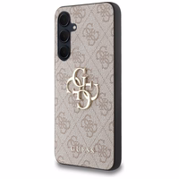 Guess 4G Big Metal Logo dėklas telefonui Samsung Galaxy A35 - rožinis