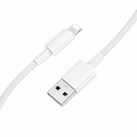 USB kabelis Borofone BX117 USB-A to Lightning 1.0m baltas
