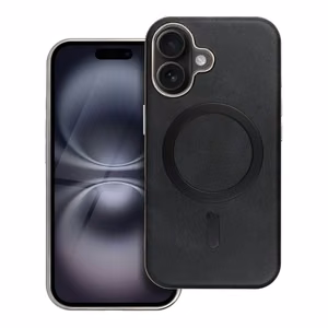 Case for iPhone 15 PRO MAX Gentleman Mag Cover compatible with MagSafe black