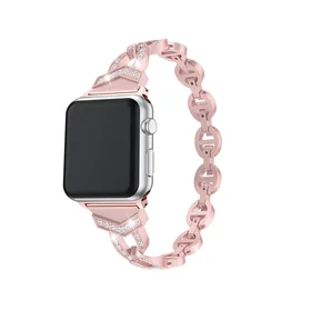 Laikrodžio apyrankės kilpa (f) Apple Watch 42/44/45 dizainas 3 - rožinė (f)