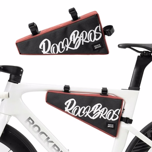 Rockbros G008 Flash Journey Triangle Frame Bike Bag XL 1.9 l - Black and Red