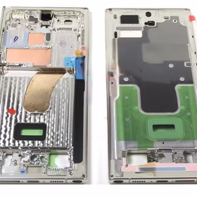 Vidinis korpusas Samsung S918 S23 Ultra Cream originalus (service pack)