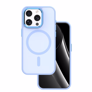 Frozen Magnetinis dėklas telefonui iPhone 15 Pro 6,1" šviesiai mėlynas