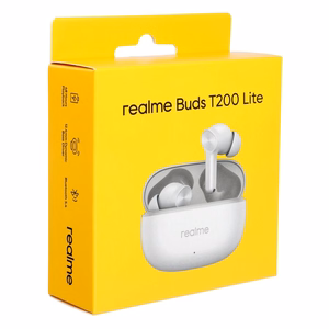 Wireless earphones Realme Buds T200 Lite storm grey