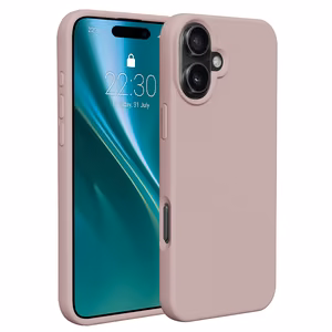 "Etteri" silikoninis dėklas "iPhone 16 Plus" 6,7" šviesiai rožinis