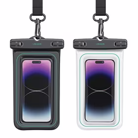 USAMS Vandeniui atsparus dėklas 6.7" IP68 baltas FSD1302 (US-YD013)