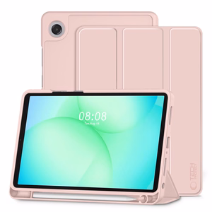TechProtect SmartCase Pen dėklas Samsung Galaxy Tab A9+ / A11+ Plus 11.0 rožinis