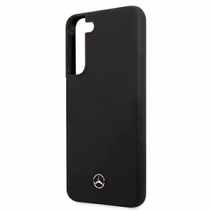 Mercedes Silicone Line dėklas Samsung Galaxy S22+ - juodas