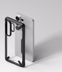 Ringke Fusion X Dėklas for Samsung Galaxy S26 Ultra - Clear juodas