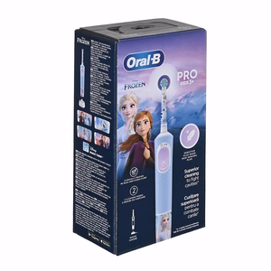 Oral-B Vitality Pro Kids Frozen D103 – elektrinis dantų šepetėlis, vaikams, „Frozen“ dizainas