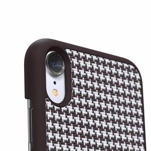 Nordic Elements Saeson Idun Pattern 2 dėklas, skirtas iPhone XR, tamsiai rudas