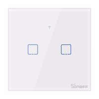 Išmanusis jungiklis WiFi Sonoff T0 EU TX (2 kanalai)