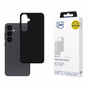 3mk Silikoninis dėklas telefonui Samsung Galaxy S25 - juodas