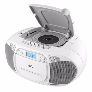 JVC RC-E451W CD grotuvas Nešiojamas kompaktinių diskų grotuvas Balta