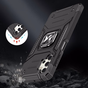 Wozinsky Ring Armor Case с подставкой прочный защищённый чехол для Samsung Galaxy A32 5G чёрный