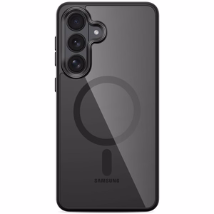 Tech-Protect Magmat MagSafe Dėklas for Samsung Galaxy S26 - skaidrus juodas