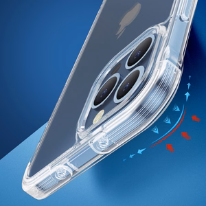 Joyroom Defender Series чехол для iPhone 13 Pro Max прочный с крючками и подставкой прозрачный (JR-BP956)