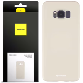 Spacecase silikoninis dėklas Galaxy S8+ kaulo spalvos