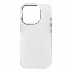 Blizgus dėklas telefonui iPhone 16 Pro - skaidrus su blizgučiais