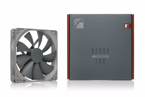 Noctua NF-P14S REDUX-1200 PWM kompiuterio aušinimo sistema, korpuso ventiliatorius 14 cm pilkas