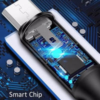 USAMS pintas laidas U5 2A micro USBraudonas 1,2m SJ224USB02 (US-SJ224)