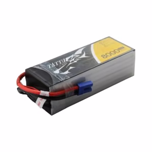 Аккумуляторная батарея Tattu 8000 мА·ч, 22,2 В, 25C, 6S1P, LiPo с разъемом EC5