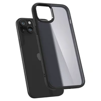 Spigen Ultra Hybrid dėklas telefonui iPhone 15 - Skaidrus juodas