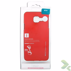 Mercury I-Jelly case for Samsung Galaxy A3 (2016), red