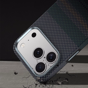 Benks Magnetic Armor Pro Aurora 600D kevlaro dėklas (C.K.FL.AP.SR.A072), skirtas iPhone 18 Pro / 17 Pro, su kameros valdymo mygtuku