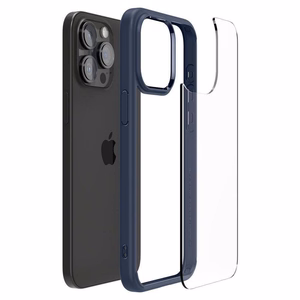 Spigen Ultra Hybrid dėklas iPhone 16 Pro Max telefonui – mėlynas