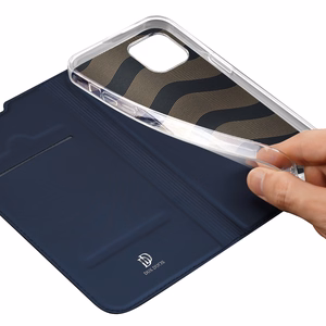 Dux Ducis Skin Pro holster flip dėklas iPhone 14 Plus mėlynas