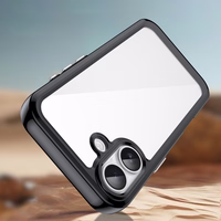 Outer Space dėklas telefonui iPhone 17 - juodas permatomas