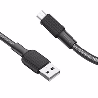 Kabelis USB-A į Micro USB Hoco 2,4A 1 m X69 - juodas/baltas