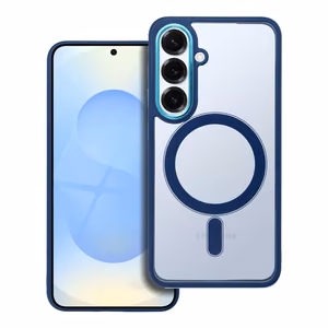 Case for Samsung S25 Color Edge Mag Cover compatible with MagSafe blue