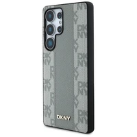 DKNY Odinis languotas raštas MagSafe dėklas Samsung Galaxy S25 Ultra - pilkas