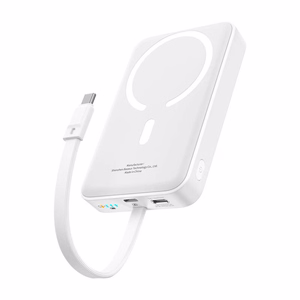 Magnetinė išorinė baterija Baseus Mini 10000mAh 30W (balta) Bayern Edition