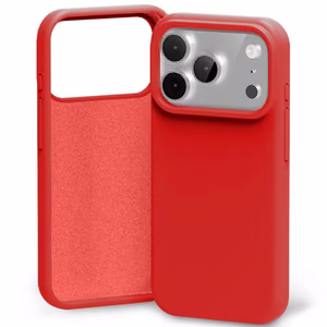 Mercury Silicone dėklas iPhone 17 Pro / 18 Pro, raudonas