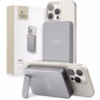 Išorinė baterija Tech-Protect PB14 LifeMag MagSafe 10000 mAh - pilka