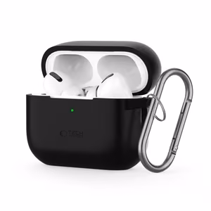 Силиконовый чехол Tech-Protect Hook для Apple AirPods Pro 1 / 2 - чёрный