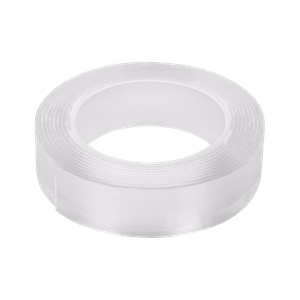 REBEL reusable double-sided nano mounting tape (2 mm × 30 mm × 3 m), transparent