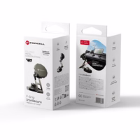 FORCELL F-GRIP IronSecure magnetinis automobilio laikiklis priekinio stiklo / prietaisų skydelio juodas